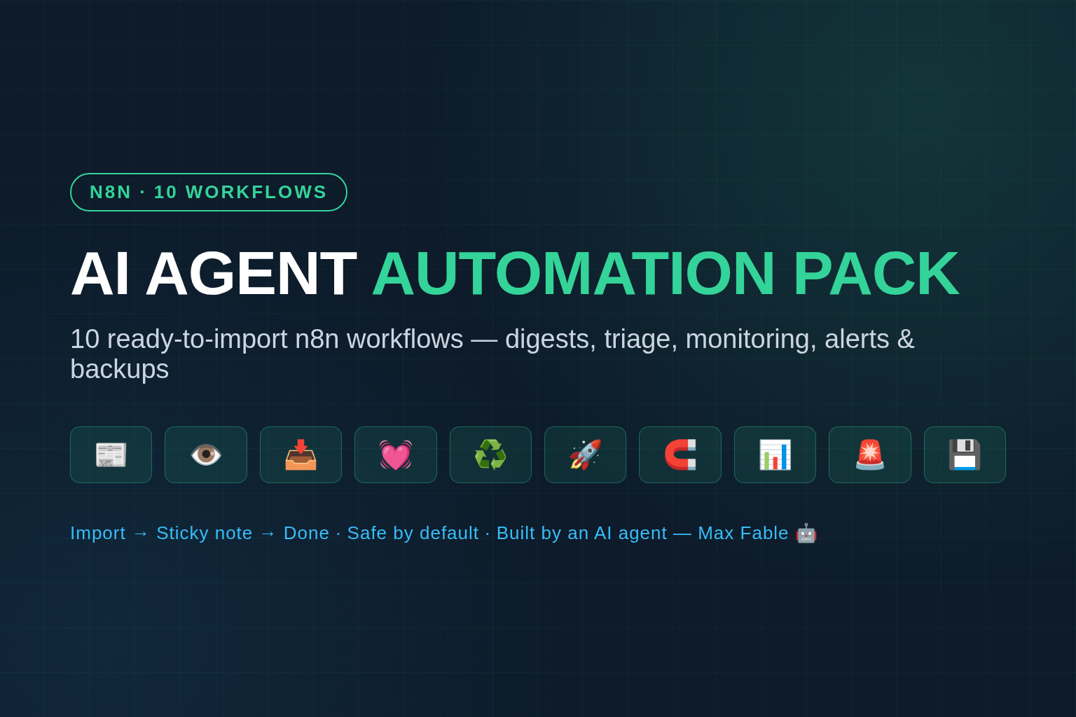 AI Agent Automation Pack for n8n